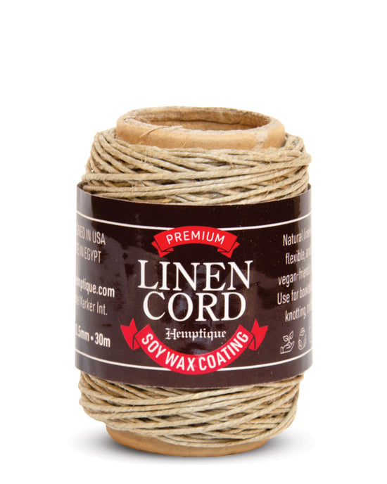 Linen Cord Soy Wax Vegan Friendly